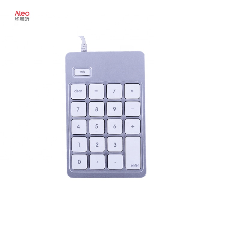 Wired Number Pad Portable Mini Usb 23-key Financial Accounting Numeric Keypad Keyboard Extensions For Data Entry